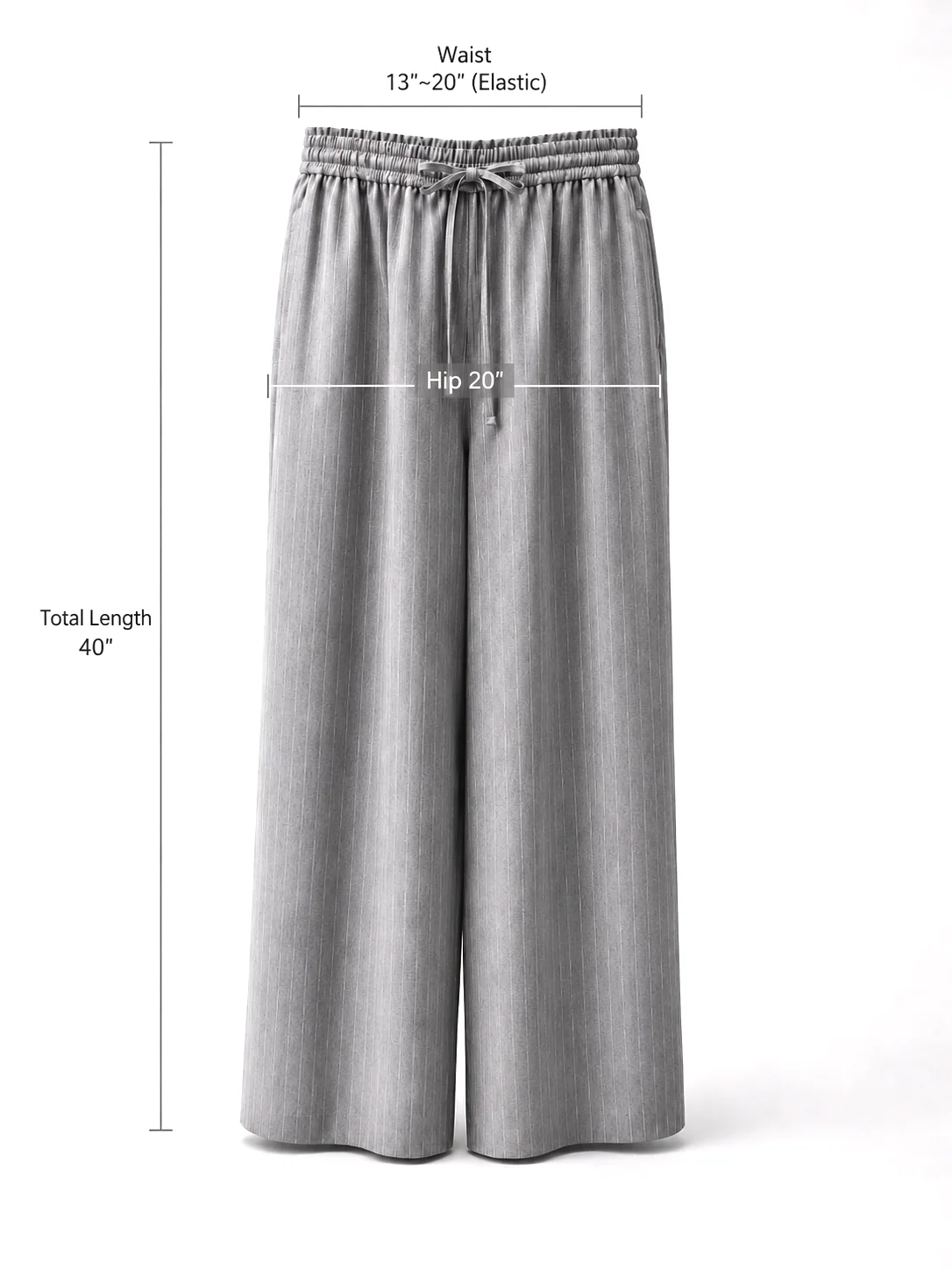 Stripe Wide Leg Pants - Image 11
