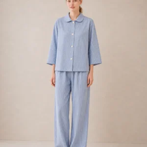 Blue Stripe Pajama Set