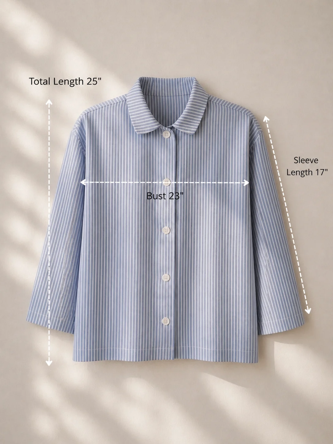 Blue Stripe Pajama Set - Image 7