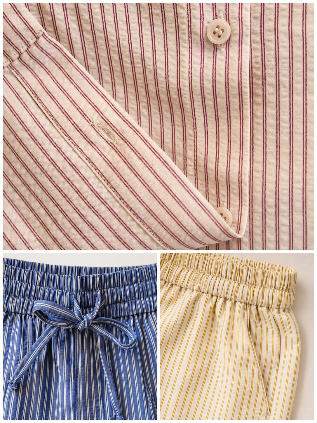 Summer Stripe Pajama Set - Image 8
