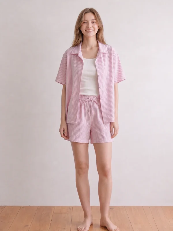 Summer Stripe Pajama Set