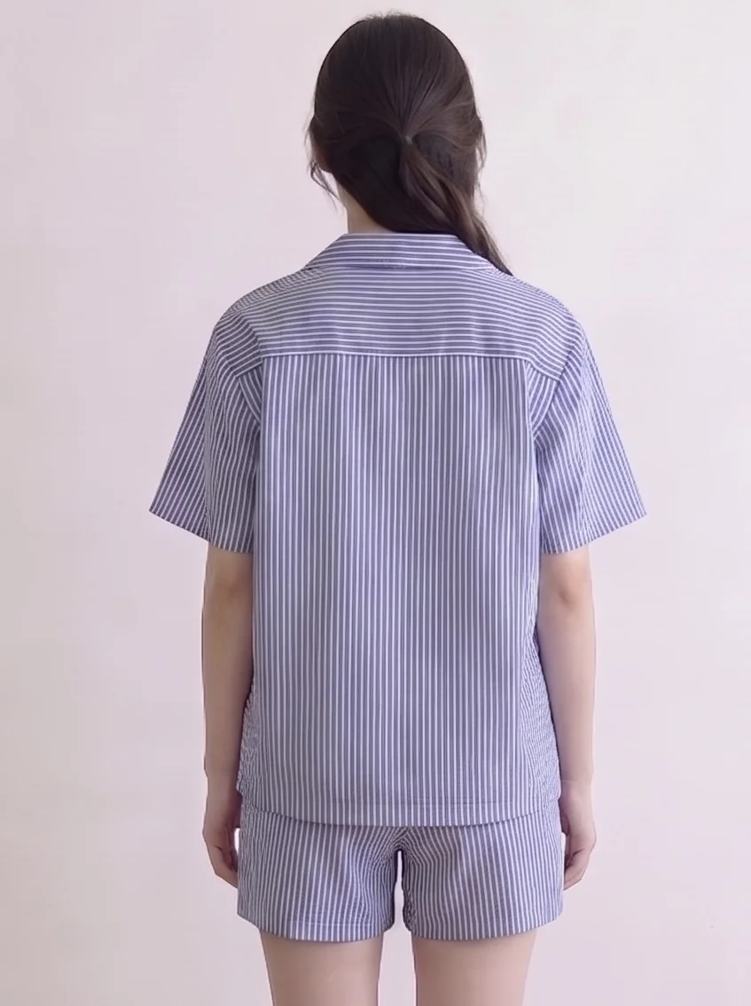 Summer Stripe Pajama Set - Image 5