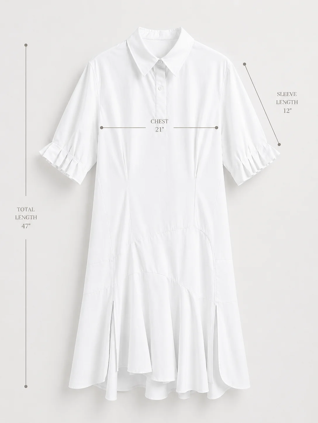 Cuffed Sleeve Dress - Image 12
