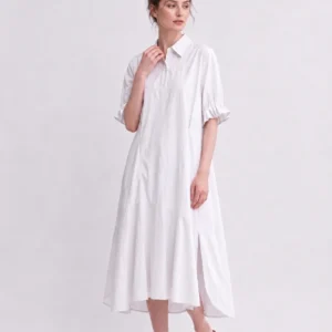 Cuffed Sleeve Dress