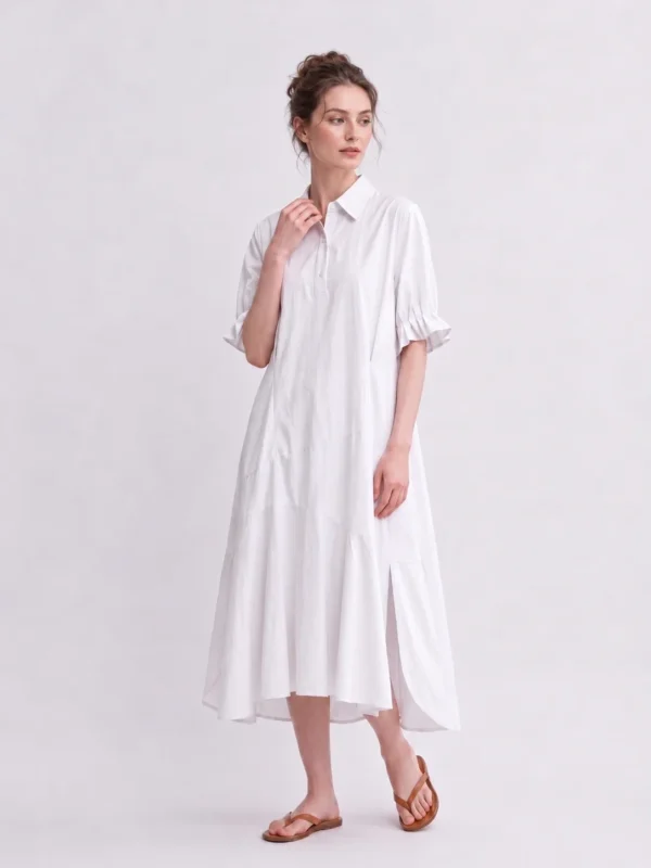 Cuffed Sleeve Dress
