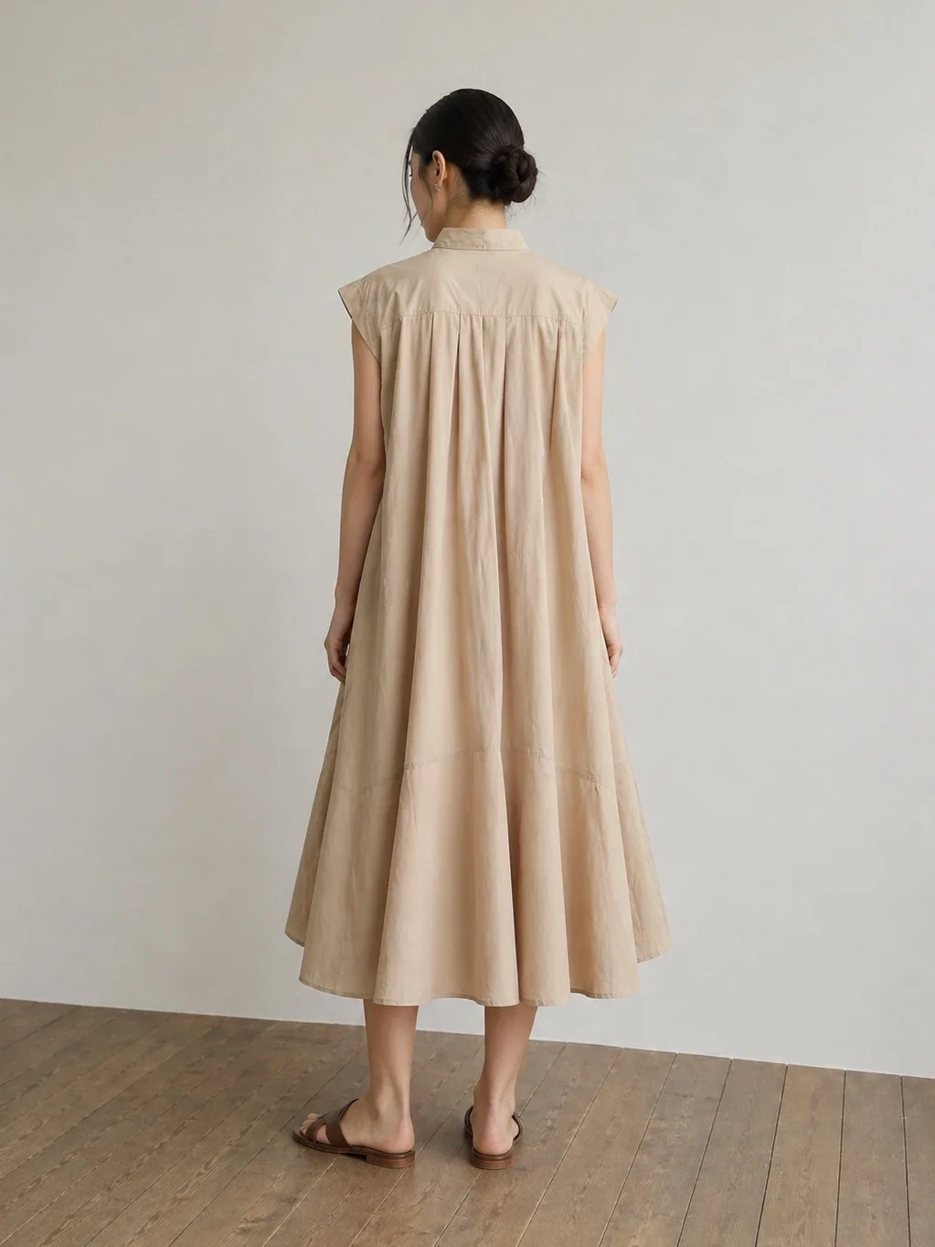 Sleeveless Cotton Dress - Image 6