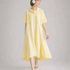 Hooded Short Sleeve Dress