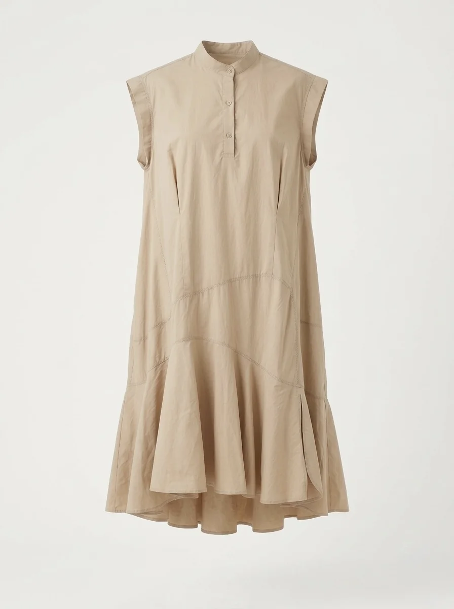 Sleeveless Cotton Dress - Image 12