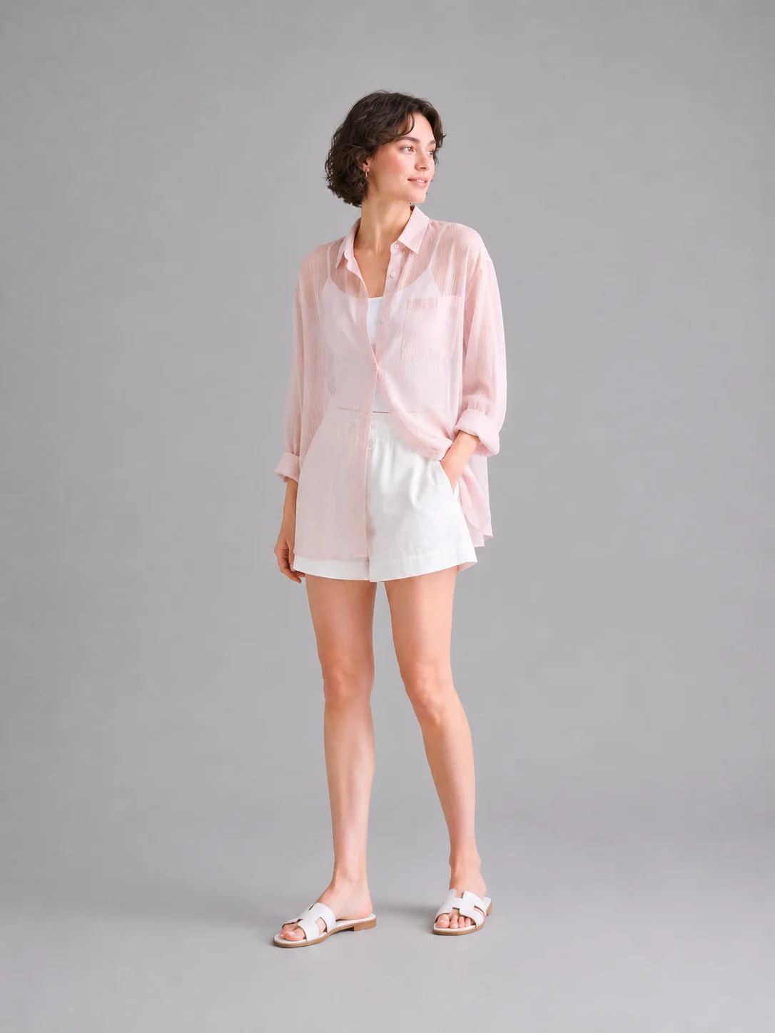 Relaxed-fit beach shirt