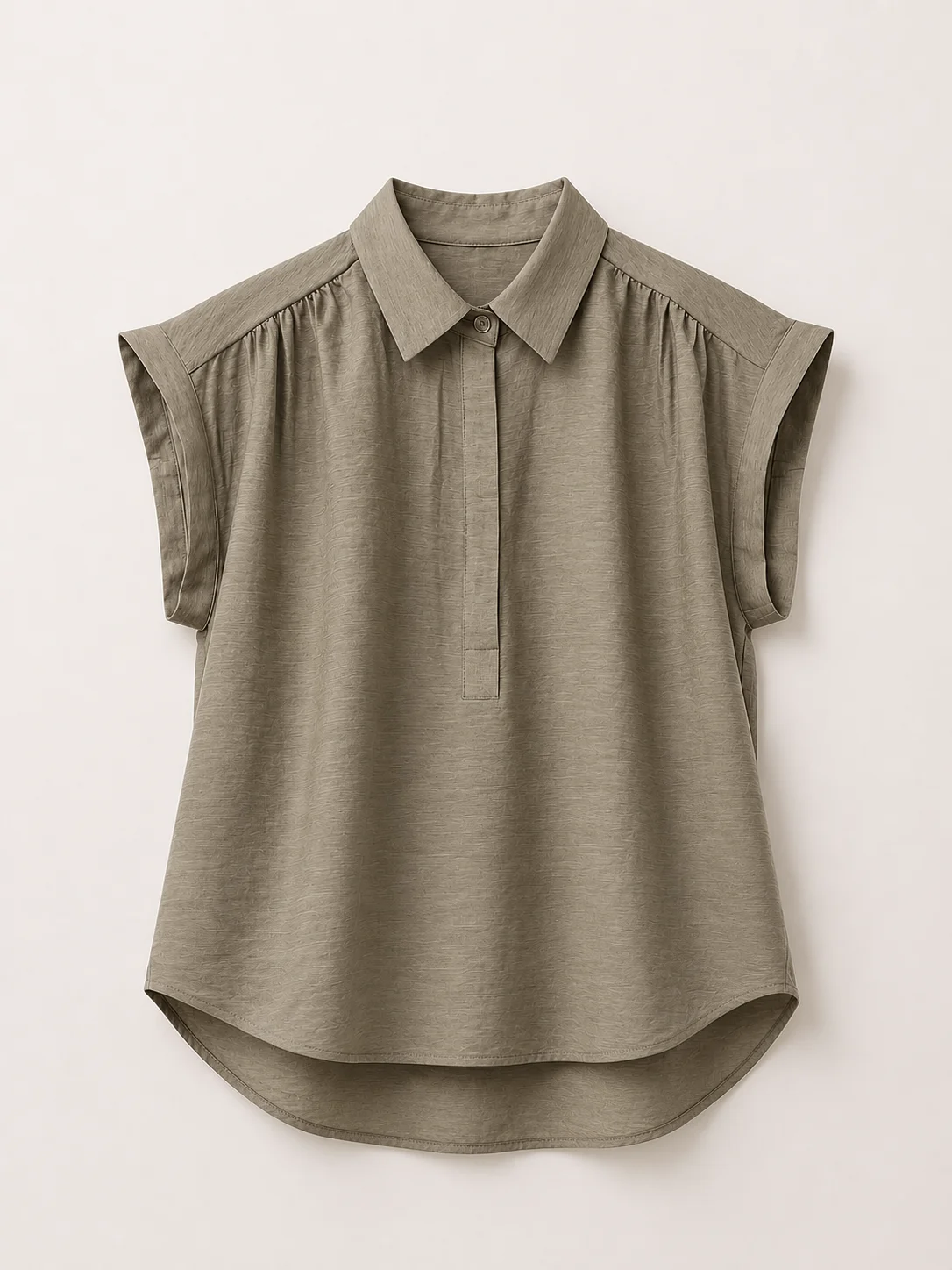Sleeveless Linen Blouse - Image 12
