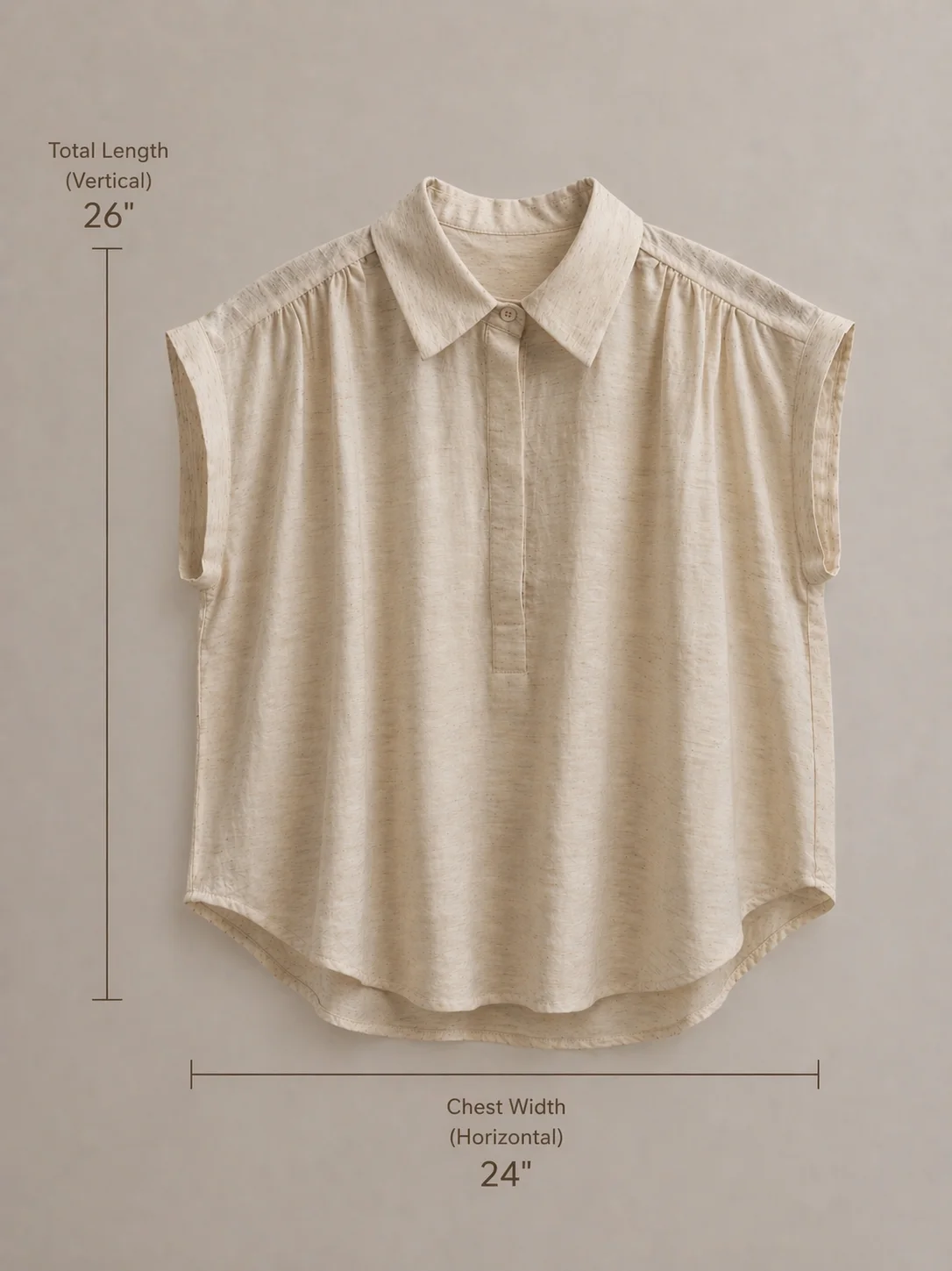 Sleeveless Linen Blouse - Image 14