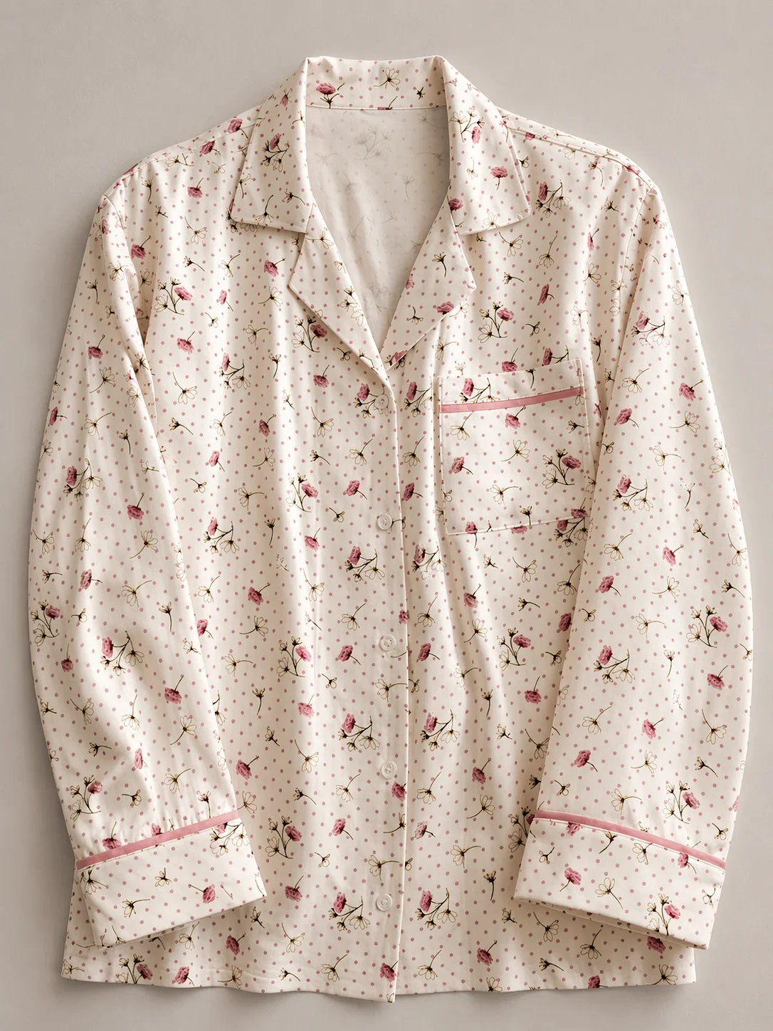 Floral Silky Pajama Set - Image 4
