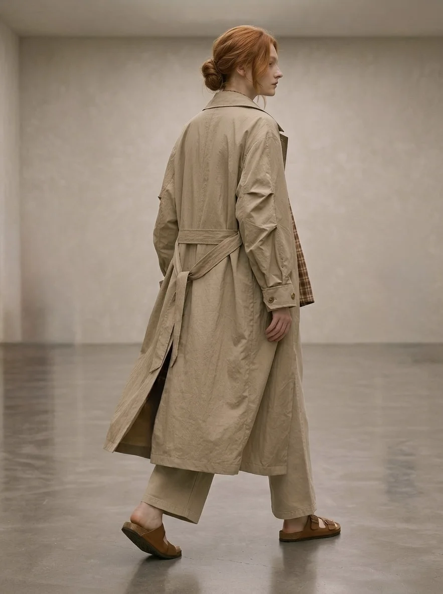 Silk Sheen Lightweight Coat