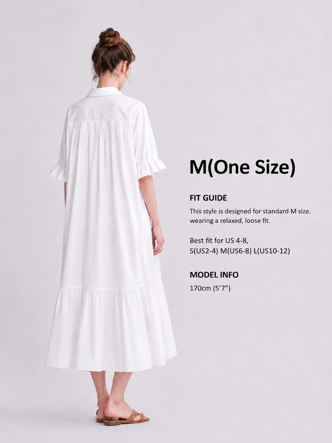 Cuffed Sleeve Dress - Image 3