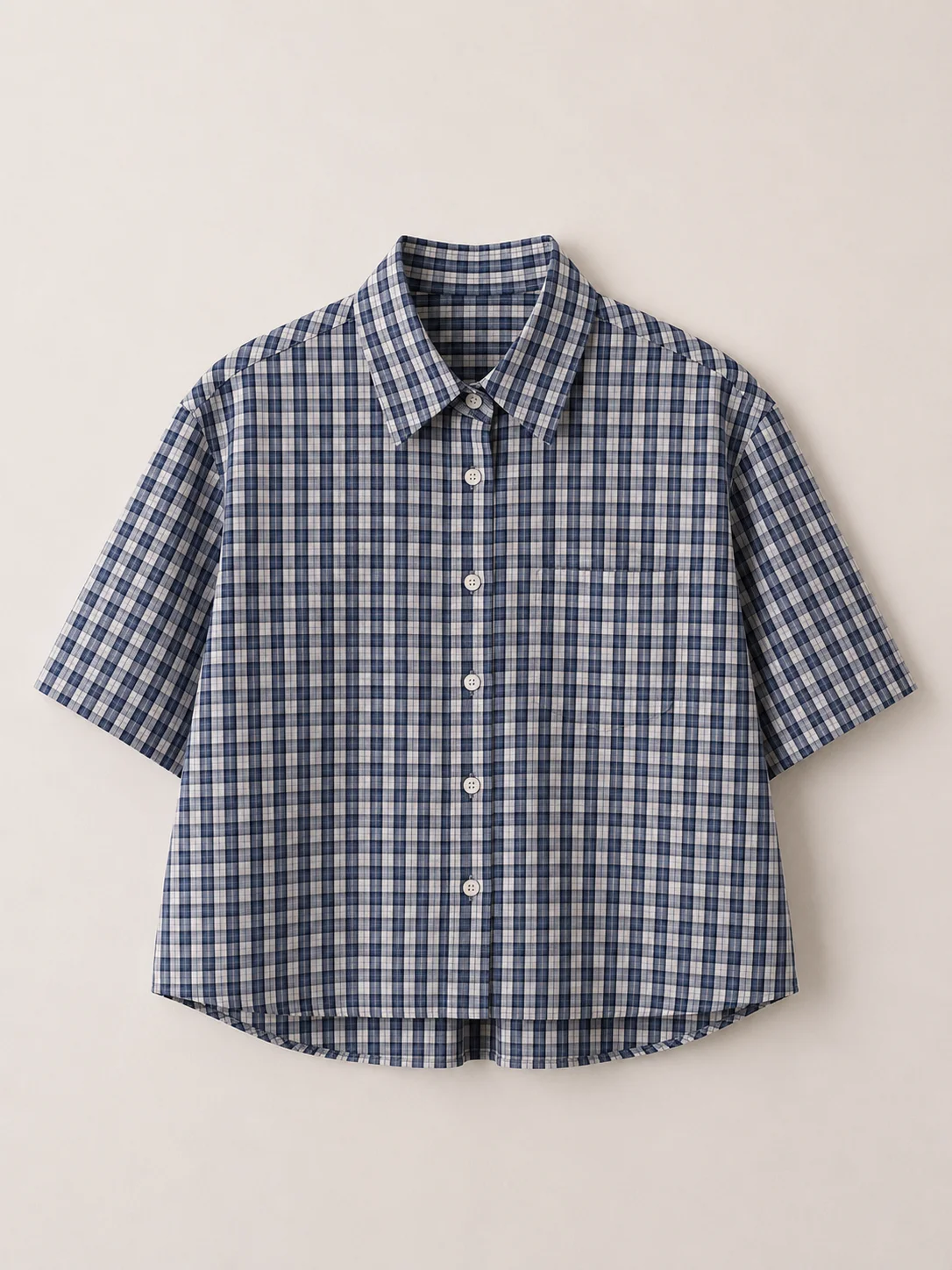 Women's Plaid Cotton Summer Shirt - Image 9