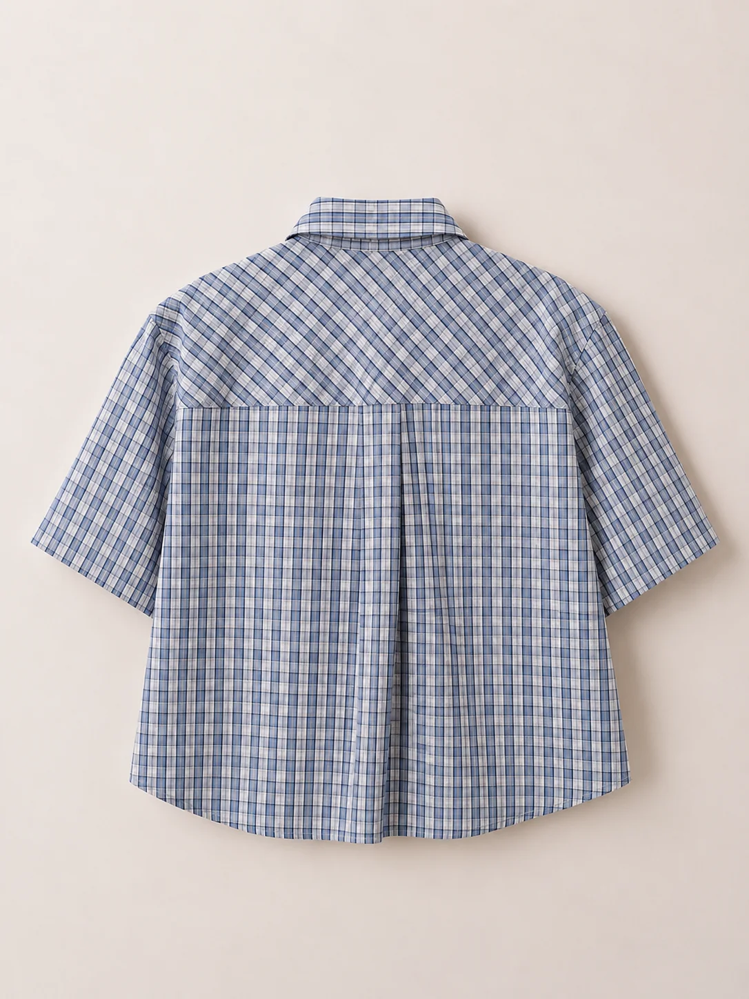 Women's Plaid Cotton Summer Shirt - Image 10