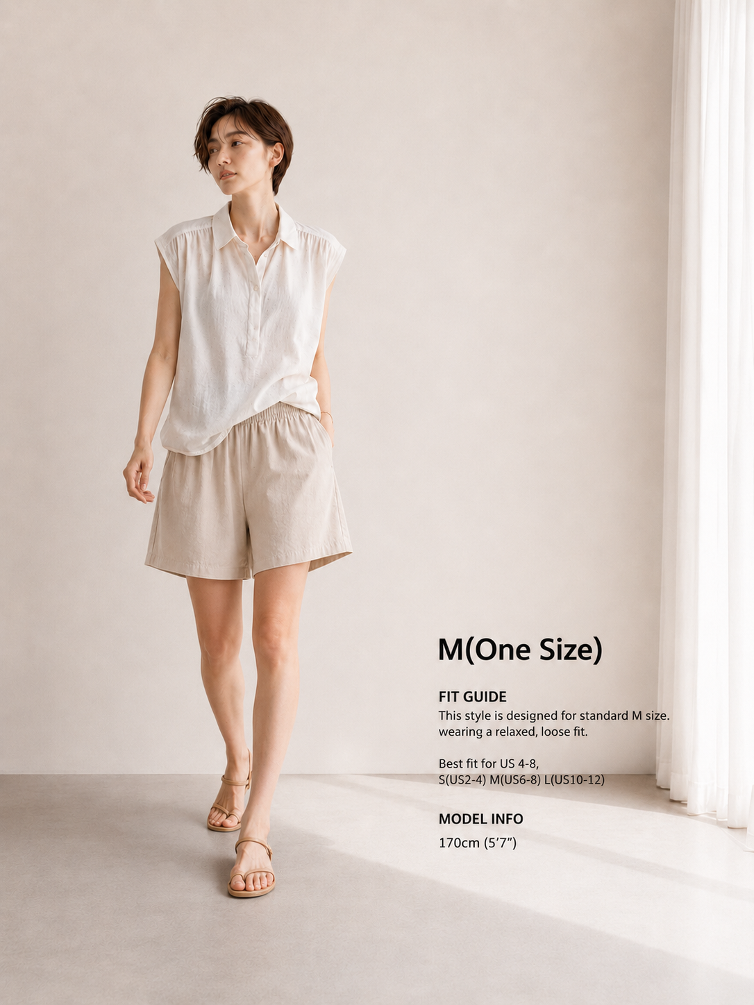 Sleeveless Linen Blouse - Image 16