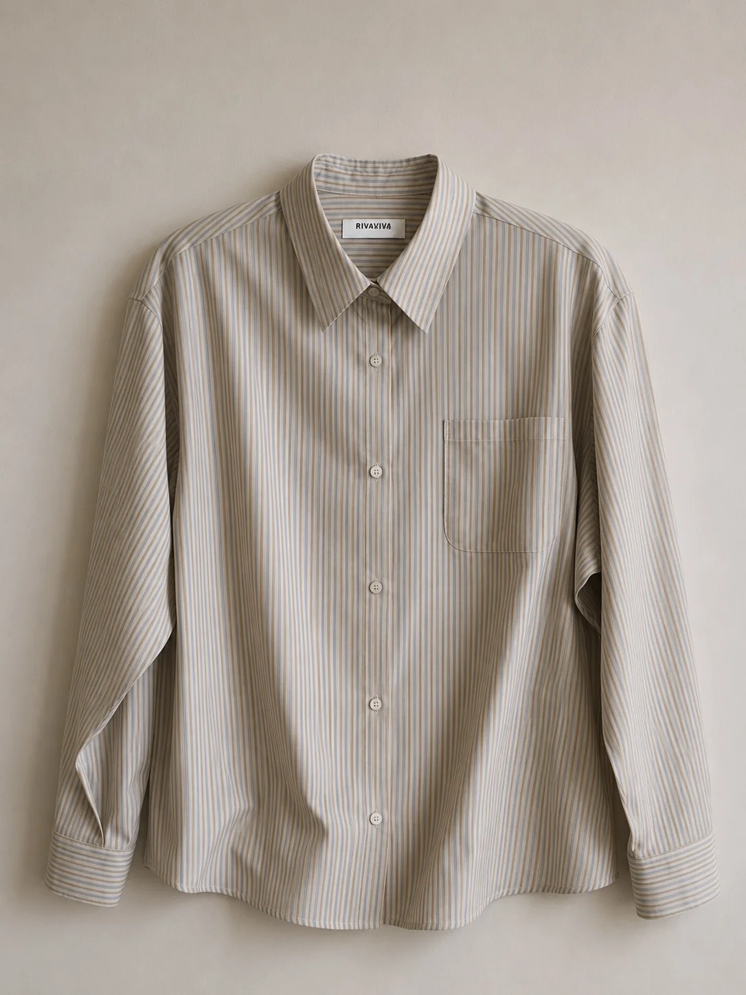 Pastel Stripe Oversized Shirt