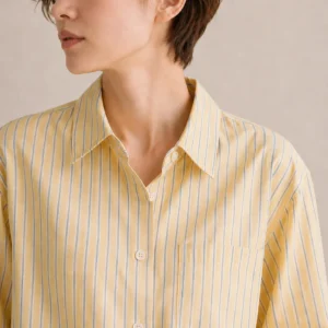 RIVAVIVA Striped Rayon Blouse